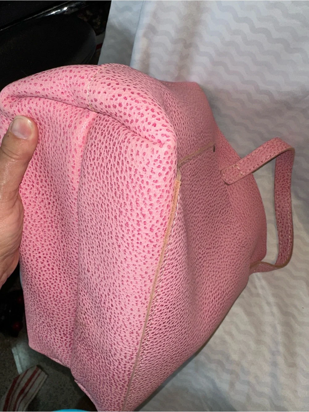 BUBBLEGUM Portland leather medium crossbody bag